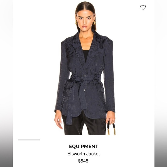 Equipment Jackets & Blazers - EQUIPMENT | Elsworth Floral Jacquard Blazer